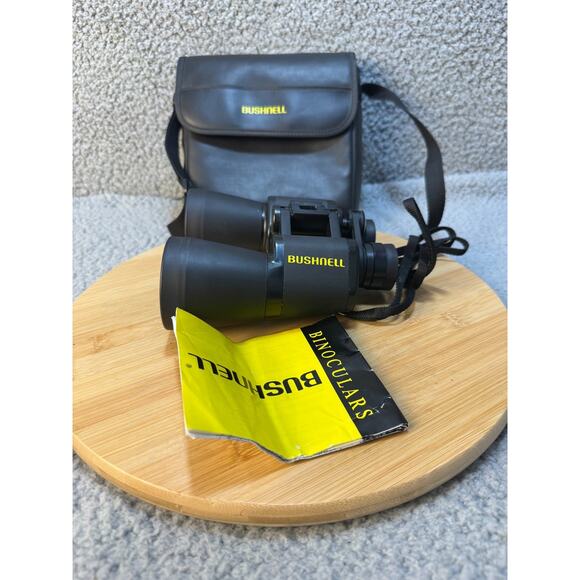 Bushnell Large Objective 10x50 WA Binoculars With Case PreOwned Working - Picture 4 of 16